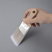 2inch manico corto pennelli parete di plastica